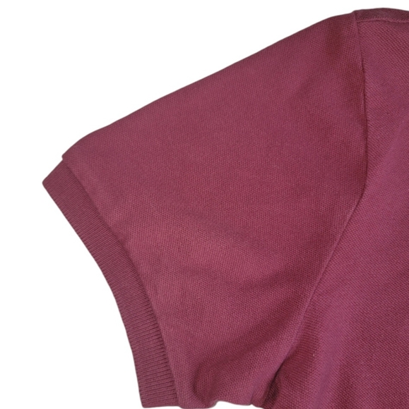 Old Navy Maroon Stretch Pique Polo Short Sleeve Shirt Size: XS - Picture 5 of 6